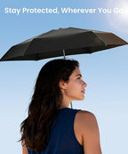 3 Pack Mini Travel Folding Umbrella,UPF 50+ UV Compact Portable Sun | Rainproof & Pocket-Friendly Size, Lightweight to Fit Backpacks, Handbags & Pockets, Perfect for Kids, Women & Men