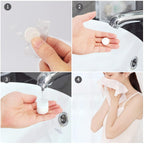 Classycoo Compressed Towel - Mini Tablets Disposable Portable Face Towel Coin Tissue for Travel, Camping, Hiking, Sport,Beauty Wipes, Outdoor Activities