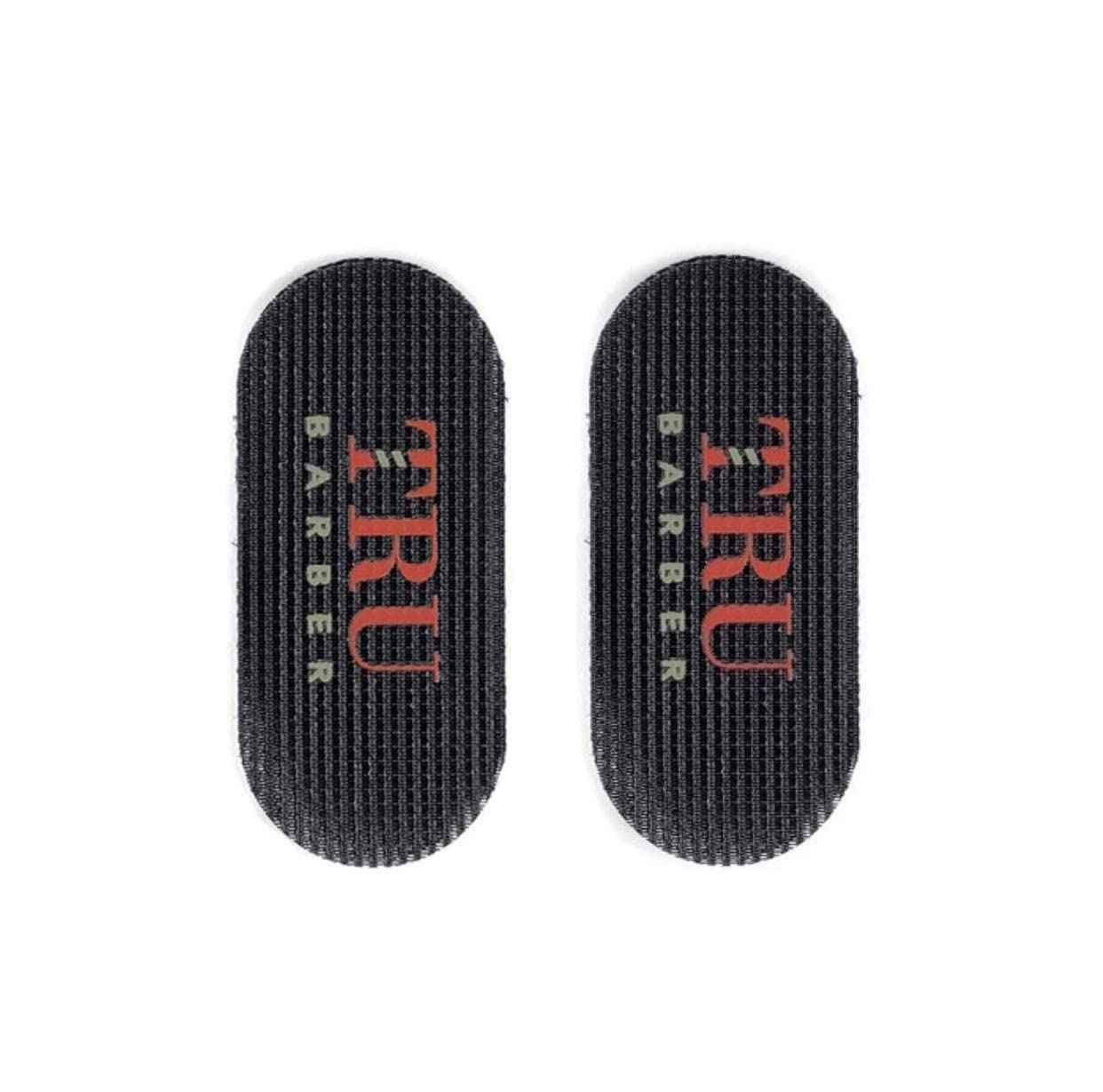 TRU BARBER HAIR GRIPPERS ® 3 COLORS BUNDLE PACK 6 PCS for Men and Women - Salon and Barber, Hair Clips for Styling, Hair holder Grips (Black/Red/Black)