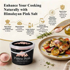 Purest Peak Fine Grain Himalayan Pink Salt, 10 LBS Bucket – Pure Gourmet Food Grade Chef Salt, Fine Grain Sea Salt, Natural Rock Salt, Kosher, Vegan, and Gluten Free