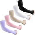 LUOLIIL VOE Sun Protection Cooling Arm Sleeves for Men &Women,Compression Sleeves for Football, Golf & Volleyball