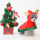 ANIAC Pet Christmas Costume – Cozy Cloak & Hat Set for Cats and Small Dogs