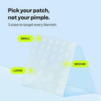 Peach Slices - Acne Spot Dots (60 ct) - Hydrocolloid Pimple Patches for Face - Absorb Gunk, Protect Picking & Support Healing - 3 Sizes (7, 10, & 12mm) - Vegan, Cruelty Free, Korean Skin Care & Beauty