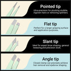 TsMADDTs Tweezers for Women Facial Hair, 8 in 1 Eyebrow Kit with Tweezers, Eyebrow Trimmer Scissors, Razor, Brush with Travel Bag, Hair Plucking Daily Beauty Tools