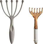 Scalp Massager & Gua Sha Tool Set - Manual Head Massager, Massage Comb for Relaxation & Stress Relief