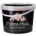 Purest Peak Fine Grain Himalayan Pink Salt, 10 LBS Bucket – Pure Gourmet Food Grade Chef Salt, Fine Grain Sea Salt, Natural Rock Salt, Kosher, Vegan, and Gluten Free