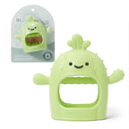 Momcozy 2 Pack Baby Teething Toys, Food Grade Silicone Baby Teethers for 0–12 Months, Baby Teether Mitten Wrist Teether Set, Easy Grip Teething Relief with Multiple Chew Points