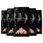 Purest Peak Fine Grain Himalayan Pink Salt – Pure Gourmet Food Grade Chef Salt, Fine Grain Sea Salt, Natural Rock Salt, Kosher, Vegan, and Gluten Free