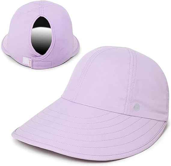 Ponyflo Sunblocker Wide Brim Hat, Patented Women’s Ponytail Sun Hat for Adults, UPF 50 Sun Protection
