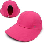 Ponyflo Sunblocker Wide Brim Hat, Patented Women’s Ponytail Sun Hat for Adults, UPF 50 Sun Protection