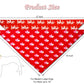 2PCS Christmas Dog Bandanas – Red and Green Plaid with Tassels