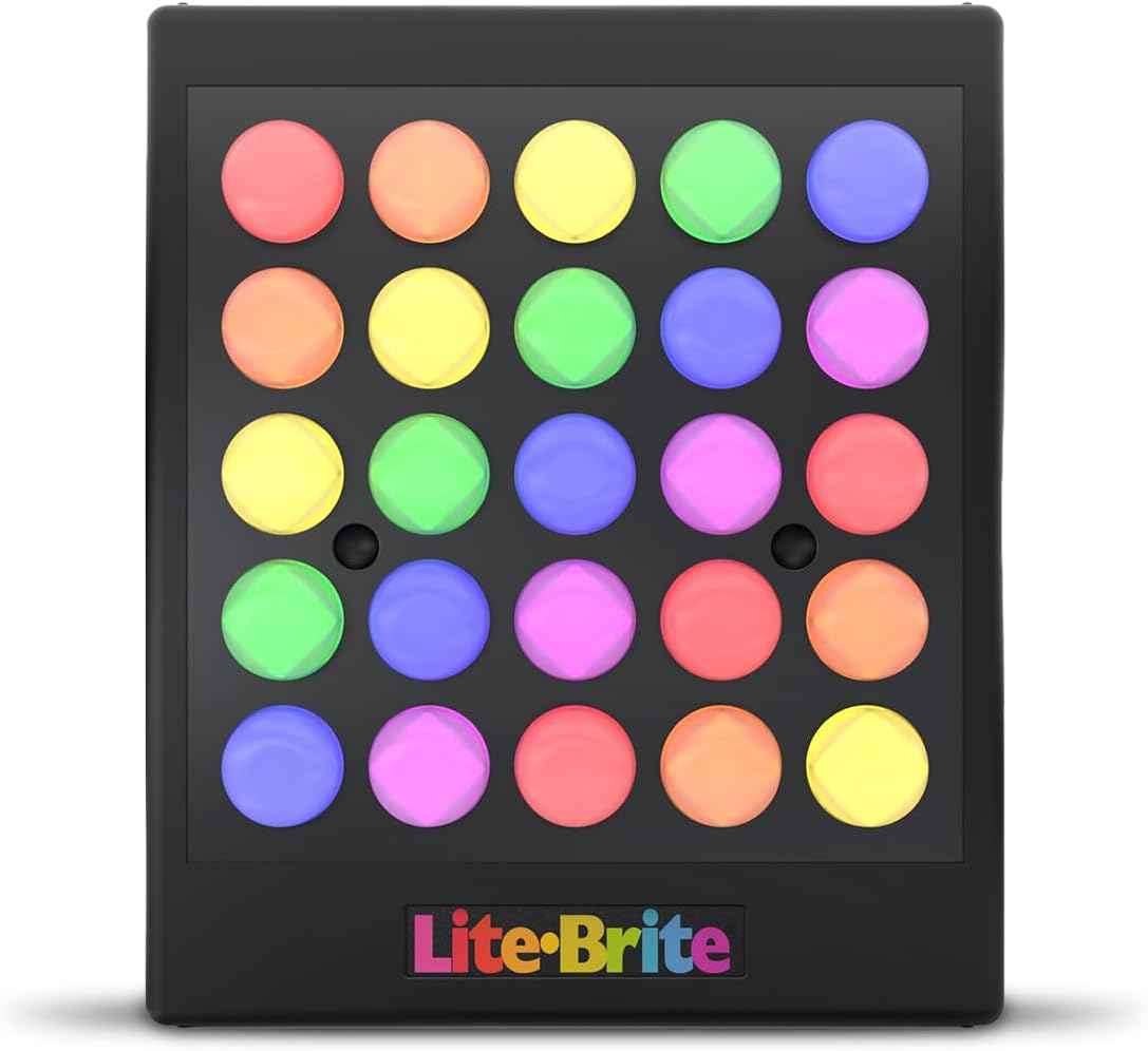 Lite-Brite Touch - Create, Play and Animate - Light Up Portable Stem Sensory Learning Toy, Creative Art Stem Toy for Girls, Boys, Unisex, Toddler, Holiday, Birthday, Gift, Ages 6+