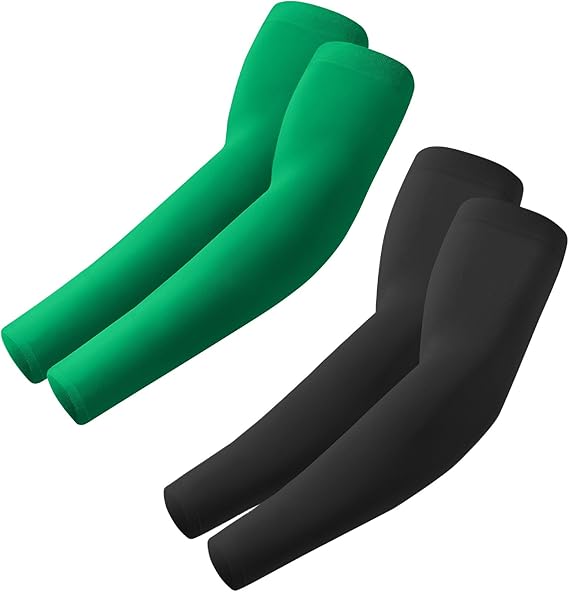 Arm Sleeves, Cooling UV Sun Protection Sports Compression for Men/Women