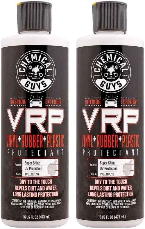 Chemical Guys VRP Vinyl, Rubber, and Plastic Dressing - Tire Dressing, Non-Greasy, Dry-to-the-Touch Shine for Tires, Trim, and More, Safe for Cars, Trucks, SUVs, RVs & More