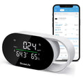 GoveeLife Smart Air Quality Monitor with PM2.5 H5106, LED Display Wired | Indoor temperature humidity sensors, 2s refresh, 2-year data storage, for home & office, 2.4G Wi-Fi only