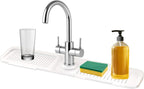 Silicone Faucet Mat for Kitchen Sink Splash Guard and Draining Mat