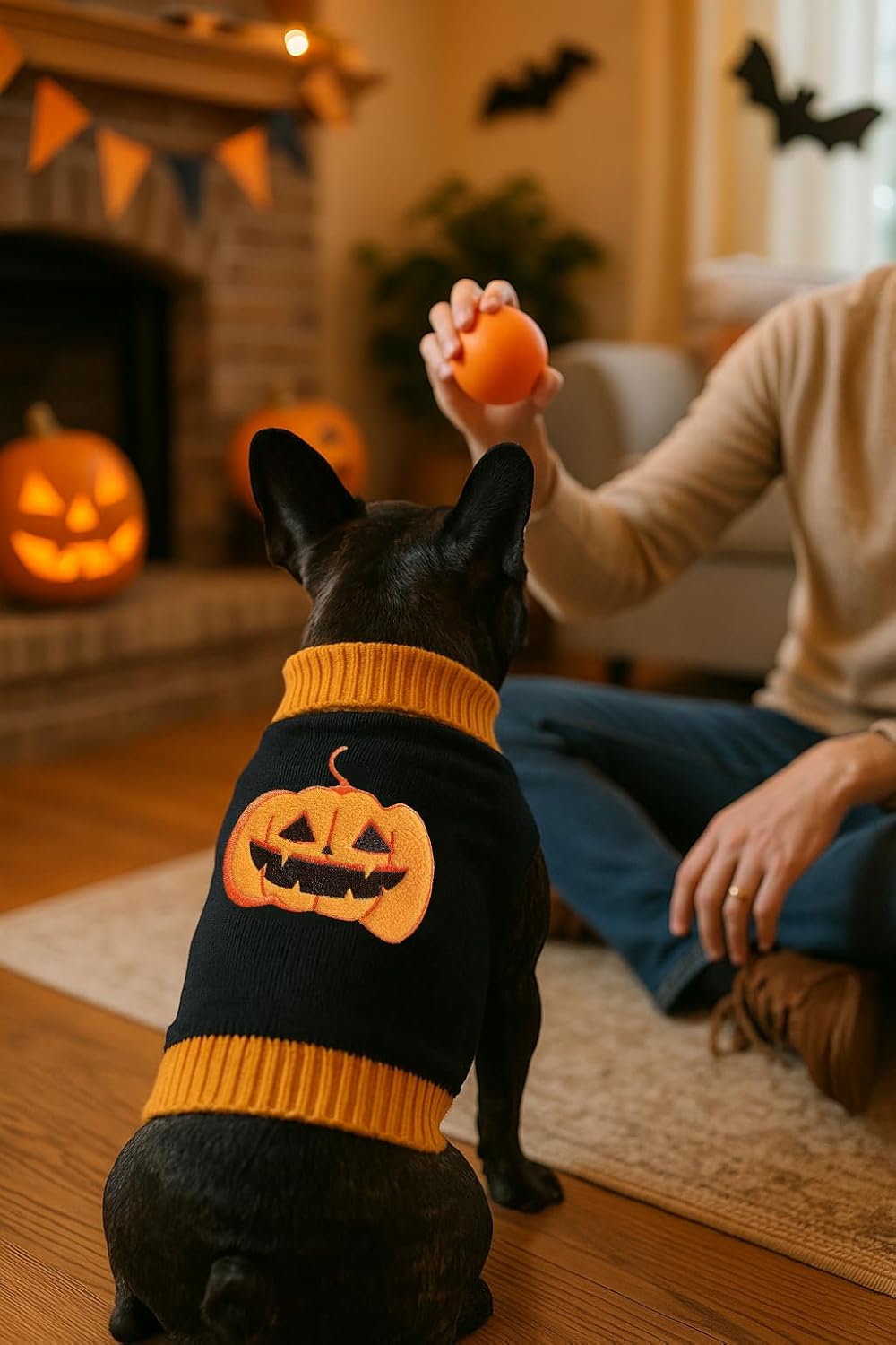 3 Pack Dog Sweater Set – Festive Dog Sweaters for Holidays