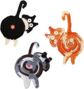 Cat Gifts for Cat Lovers Cat Coaster Woven Creative Cute Cat Coaster Insulation Coaster Coffee and Tea Coaster Desktop Gifts