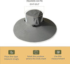 Leotruny Men Wide Brim Sun Hats UPF50+ Waterproof Breathable Bucket Hat for Fishing, Hiking, Camping