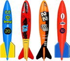 Jasonwell Pool Diving Toys Games - Swimming Pool Toys with Dive Sticks and Rings Underwater Treasures Torpedo Bandits Fish Toy etc Fun Water Swim Toy for Boys Girls Adults Kids Teens
