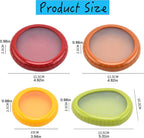 Winb Set of 4 Reusable Fruit and Veggie Savers - Ideal for Avocados, Tomatoes, Apples, Garlic, Onions, and More