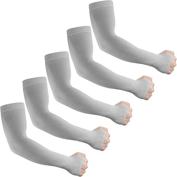LUOLIIL VOE Sun Protection Cooling Arm Sleeves for Men &Women,Compression Sleeves for Football, Golf & Volleyball