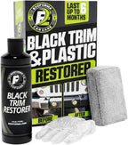 ExoForma Black Trim Restorer - Lasts 6+ Months, Dye Infused Waterproof Plastic Restorer for Cars - Perfect for Faded Bumpers, Trim & Vinyl on Jeeps, Truck Beds, Avalanches & ATVs