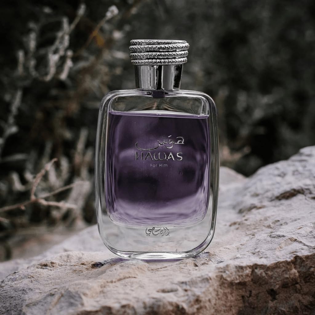 Rasasi Hawas For Men - Eau de Parfum Spray 100ML (3.4 Oz), Premium Arabian Perfume for Men, A Signature Scent for Long-Lasting Fragrance - Ideal Men Perfumes For Special Occasions & Daily Elegance