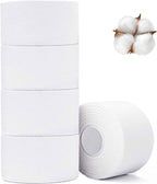 Athletic Tape,5 Pack White Sports Tape,Very Strong No Sticky Residue Wrist Ankle Tape for Gymnastics Boxing Lacrosse Climbing Hockey Bat