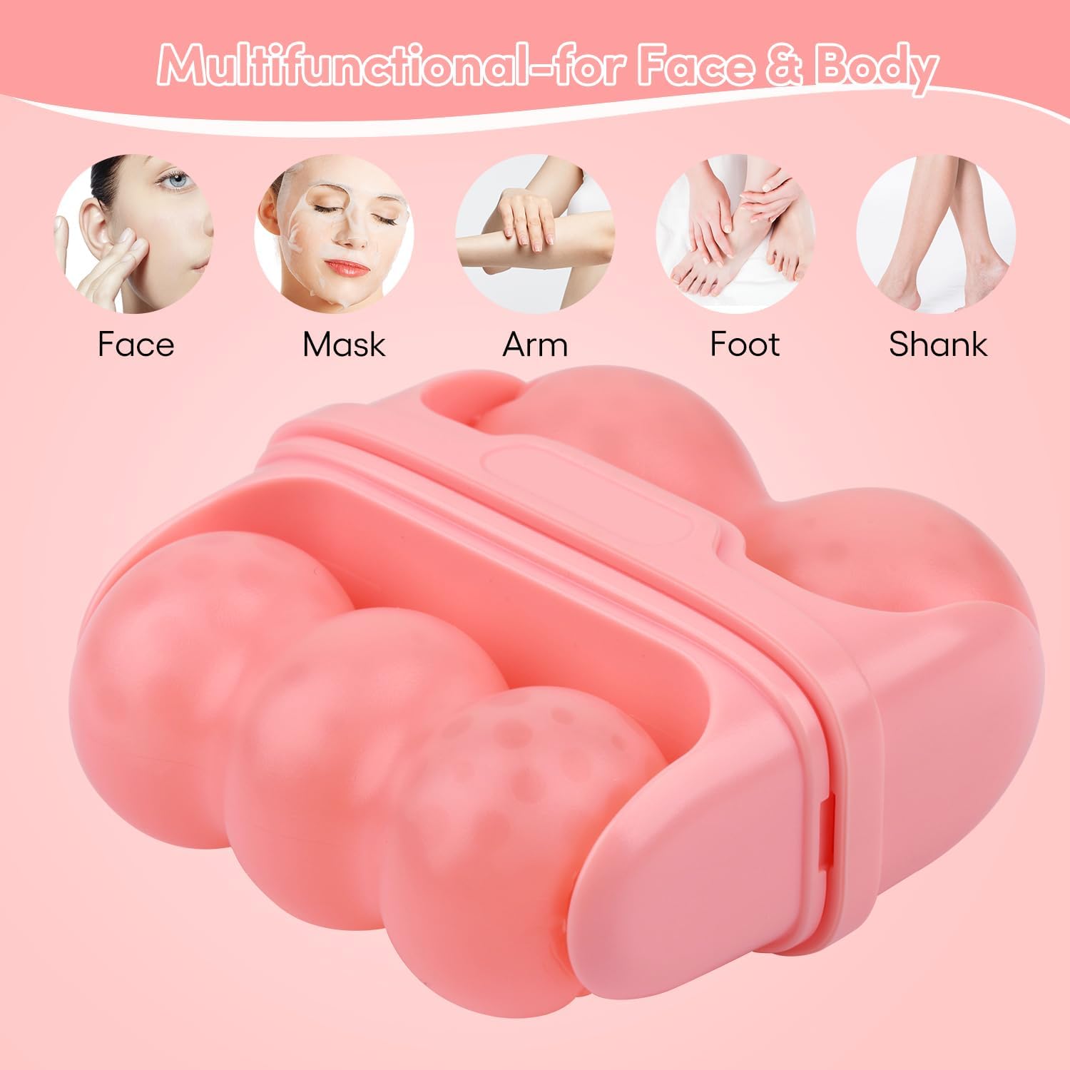 Fronnor Ice Roller for Face,Eyes,Cooling to Tighten Brighten Complexion,Soothing Skin Care Tool,Massager Under Eye Puffiness,Gift for Women