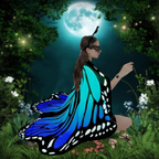 Women’s Butterfly Halloween Costume Wings Cape Set