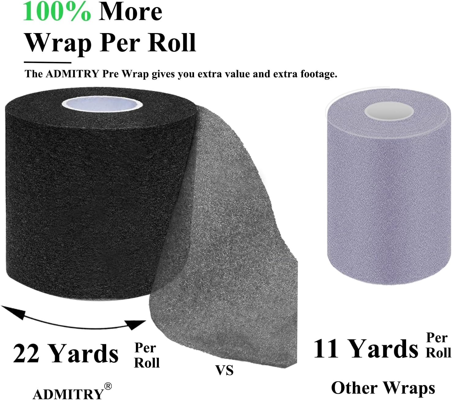 Pre Wrap Tape Athletic,3 Rolls X 22 Yards Beige Prewrap Headbands for Hair,Foam Underwrap Sports Wrap