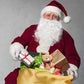 Santa Claus Costume for Men Women Adult - 9pc. Deluxe Costume Santa Suit Outfit
