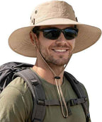 Sun Hats for Men Fishing Hat UPF Protection Wide Brim Bucket Hat | Breathable, Quick-Dry, Water Rapellent, Soft Sweatband, Foldable, Outdoor, Hiking, Beach, Safari, Travel, Summer Hats