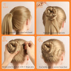 Teenitor 300pcs Bobby Pins Hair Pins Kit, 100pcs Bobby Pins 100 Hair Pins for Women for Buns, 100pcs Hair Bands, 2" 2.36", Bobb y Pins for Gray Hair 2" 2.75"