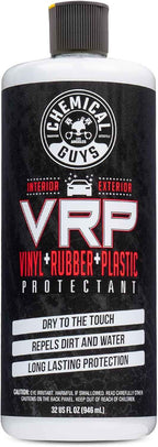 Chemical Guys VRP Vinyl, Rubber, and Plastic Dressing - Tire Dressing, Non-Greasy, Dry-to-the-Touch Shine for Tires, Trim, and More, Safe for Cars, Trucks, SUVs, RVs & More