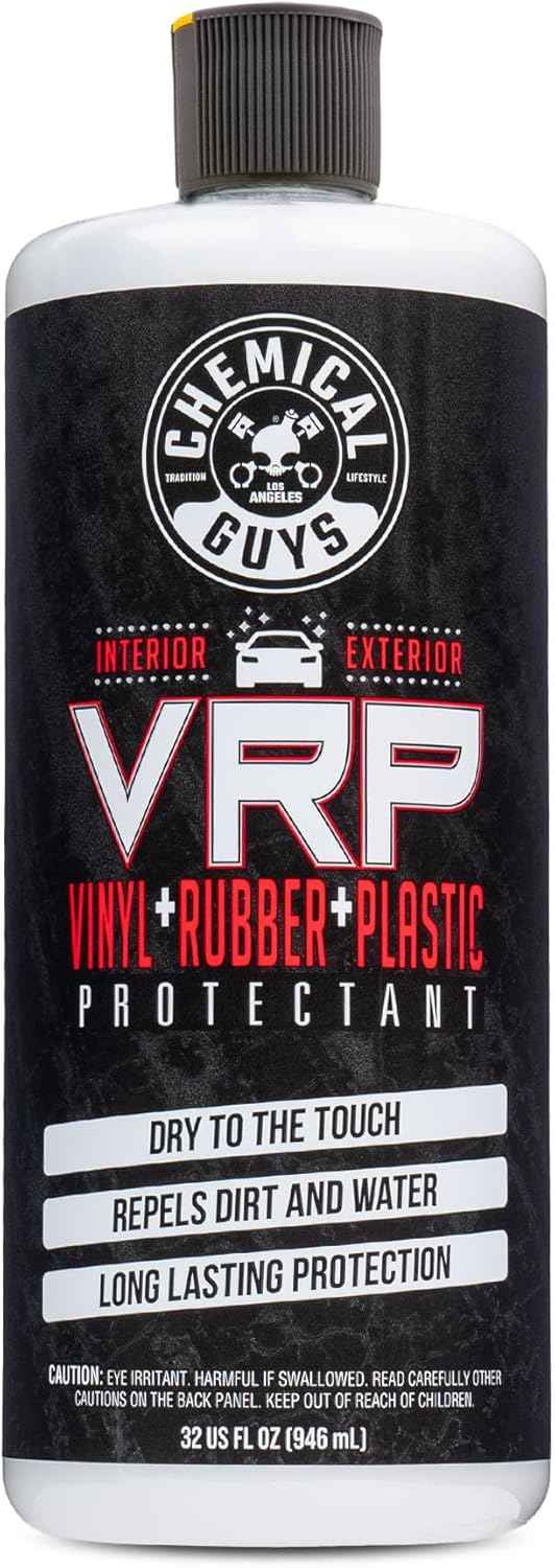 Chemical Guys VRP Vinyl, Rubber, and Plastic Dressing - Tire Dressing, Non-Greasy, Dry-to-the-Touch Shine for Tires, Trim, and More, Safe for Cars, Trucks, SUVs, RVs & More