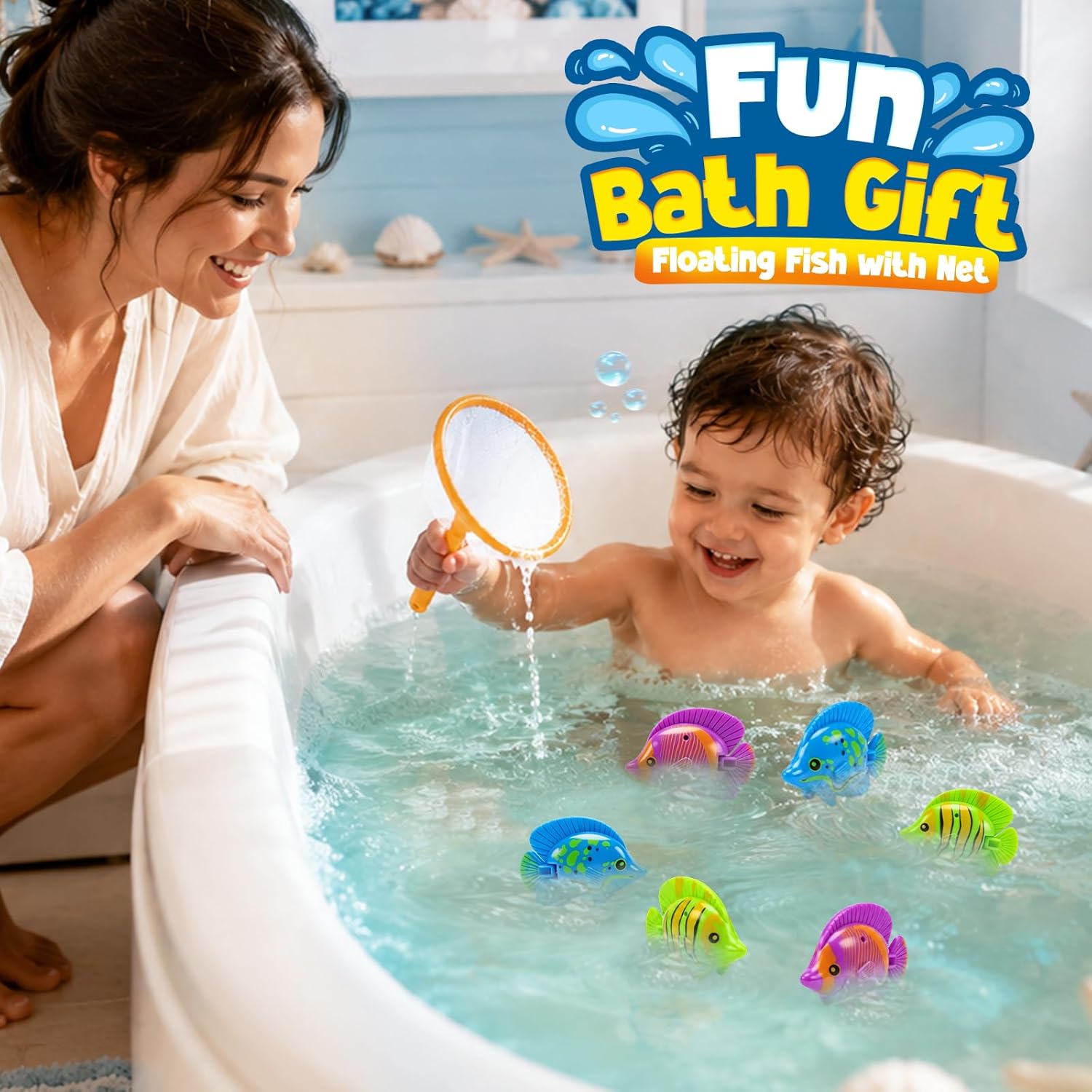 Diving Pool Toys, Bath Toys Set for Kids Shower Ages 3-12, Beach Essentials Water Toy Pool Games Summer Swim Water Dive Sinking Mermaid Toys