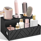 Hair Tool Organizer, Hair Dryer Holder with Drawer, Bathroom Countertop Organizer for Bathroom Accessories, Blow Dryer Organizer for Hair Styling Tools, Vanity Organizer for Bathroom, Vanity, Kitchen