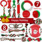 Christmas Dog Toys Bulk 15 Pack – Holiday Puppy Chew & Rope Gift Set
