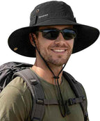 Sun Hats for Men Fishing Hat UPF Protection Wide Brim Bucket Hat | Breathable, Quick-Dry, Water Rapellent, Soft Sweatband, Foldable, Outdoor, Hiking, Beach, Safari, Travel, Summer Hats