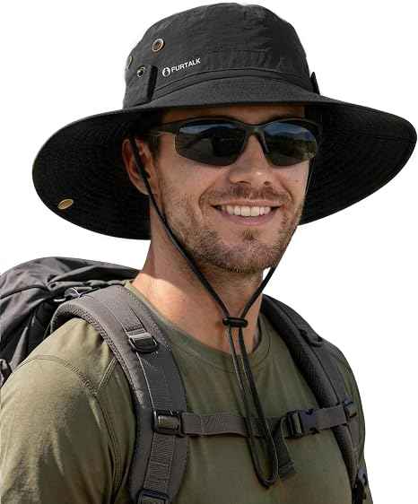 Sun Hats for Men Fishing Hat UPF Protection Wide Brim Bucket Hat | Breathable, Quick-Dry, Water Rapellent, Soft Sweatband, Foldable, Outdoor, Hiking, Beach, Safari, Travel, Summer Hats