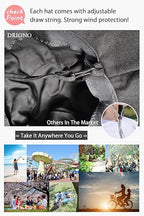 Wide Brim Bucket Hat - UPF50+ Protection Travel Beach Sun Hat with Semi-Rigid Adjustable Foldable Brim