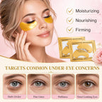 30 Pairs Lip Masks and Eye Masks, 24K Gold Under Eye Patches for Puffy Eyes, Cooling Moisturizing Lip Mask Skincare, Bridesmaid Gifts, Bridal Shower Gifts, Bulk Gifts, Bachelorette Party Favors