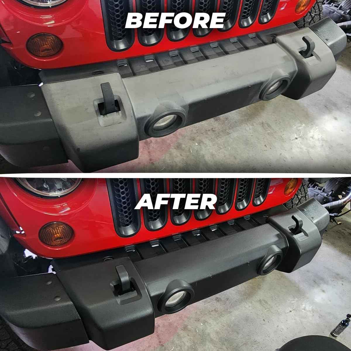 ExoForma Black Trim Restorer - Lasts 6+ Months, Dye Infused Waterproof Plastic Restorer for Cars - Perfect for Faded Bumpers, Trim & Vinyl on Jeeps, Truck Beds, Avalanches & ATVs