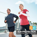 LUOLIIL VOE Sun Protection Cooling Arm Sleeves for Men &Women,Compression Sleeves for Football, Golf & Volleyball