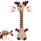 Motsamla Christmas Dog Toy – Plush Squeaky Reindeer with Crinkle Paper
