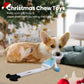 Squeaky Christmas Dog Toys – 2 Pack Plush Crinkle Set