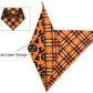 2PCS Christmas Dog Bandanas – Red and Green Plaid with Tassels