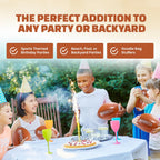 Inflatable Balls (Pack of 12) 16-inch, Beach Balls Bulk for Beach Toys & Birthday Party Decorations & Party Favors for Kids, Goodie Bags Stuffers